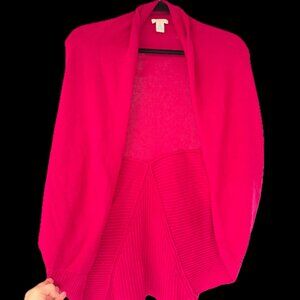 Chico's short-sleeved hot pink cardigan S-L (Chico's size 2)